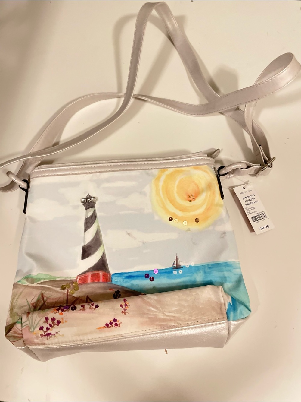 NWT Rossetti Seaside Lighthouse Shoulder Bag